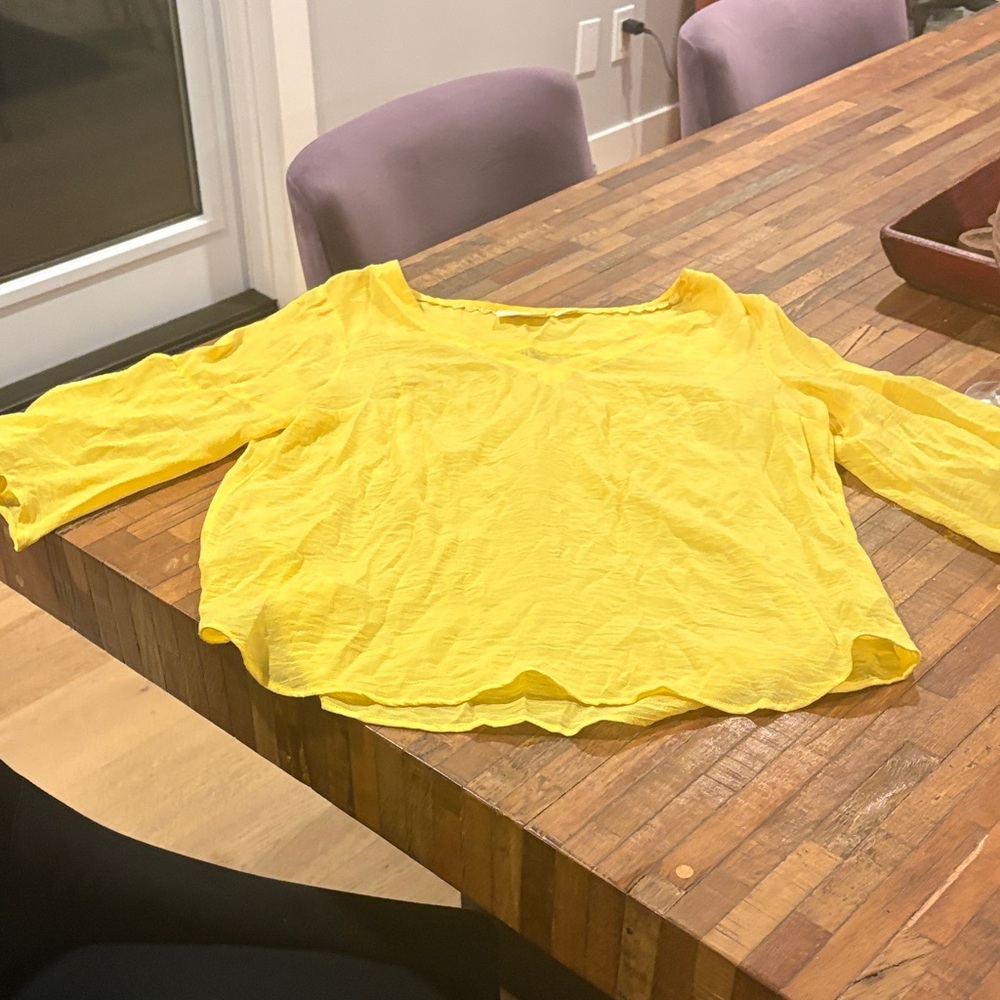 Maeve Sunny Yellow Blouse